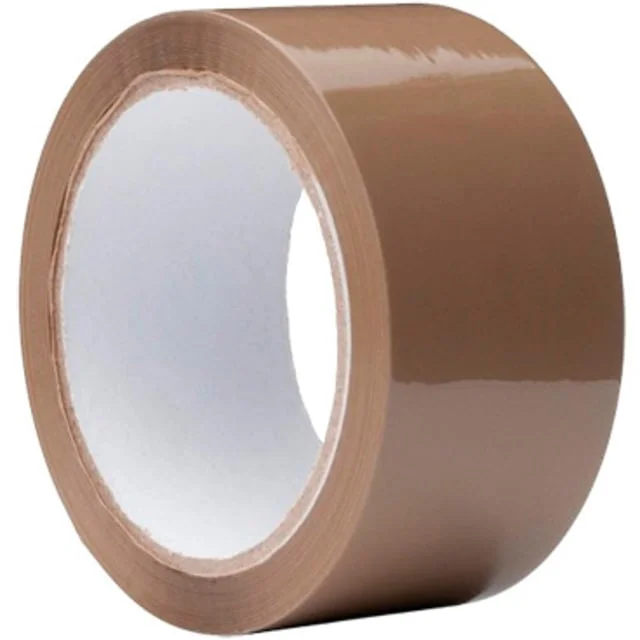 Roliba pakketape, brun, 50 mm x 66 m | 508320