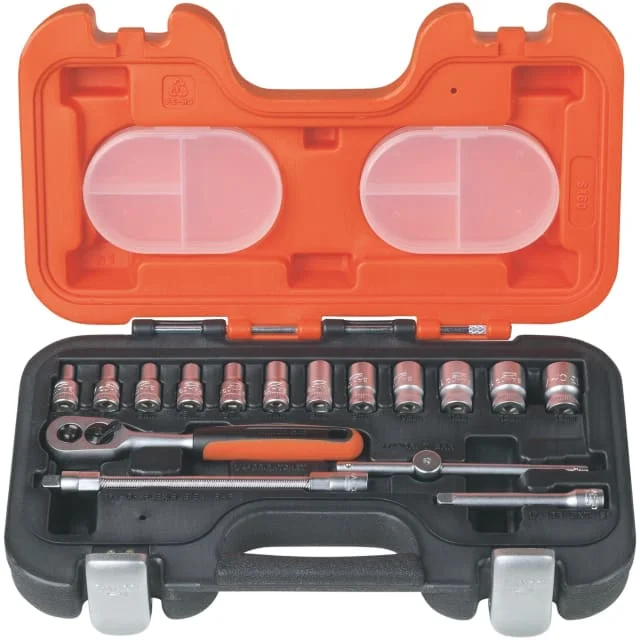 Bahco S160 Pipenøkkel sett 1/4" - 16 deler | 231226