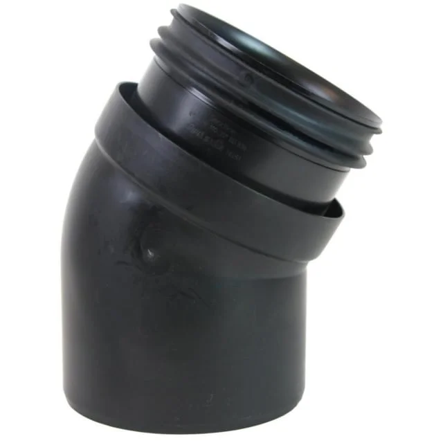 Smartline 110 mm PP bend 30 grader, sort | 2207021