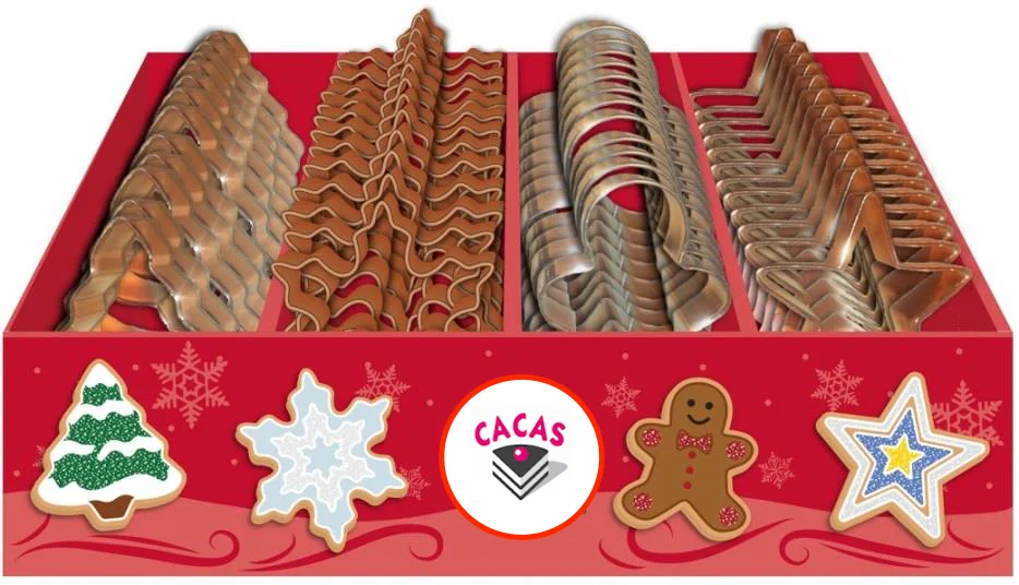 Pepperkakeutstikkere 48stk Assortert I Display v:2432996