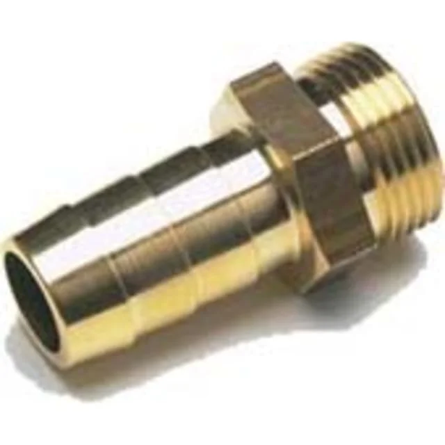 Ezze slangenippel 1" x 1", messing | 2174233