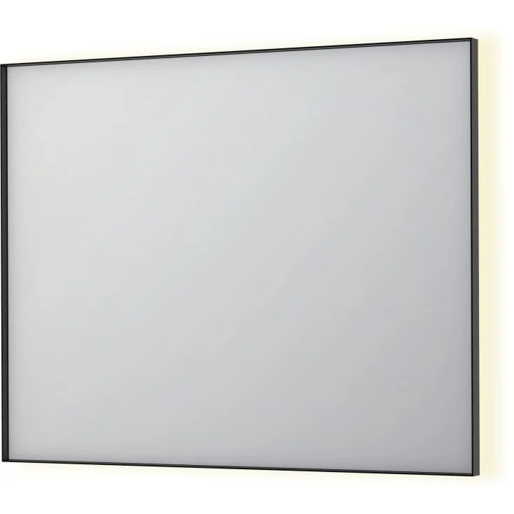 Sanibell Ink SP32 speil med lys, 100x80 cm, børstet sort | 8410065
