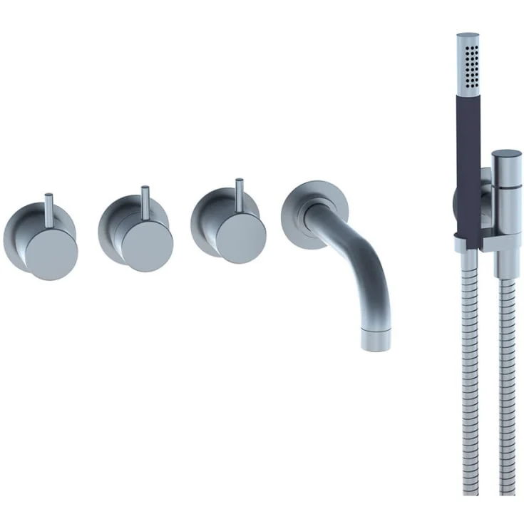 Vola 5411C-071 badekartermostat, 160 mm tut, m/hånddusj, krom | 5411C-071-16