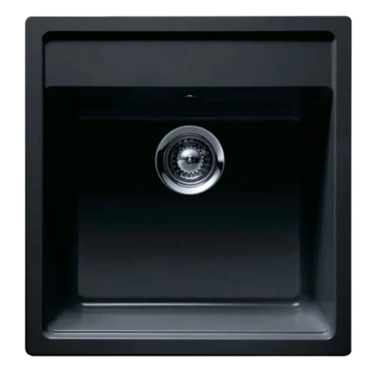 Intra Nemo Small N100SM-0 kjøkkenvask, 49x51 cm, svart | 1BH011053111900