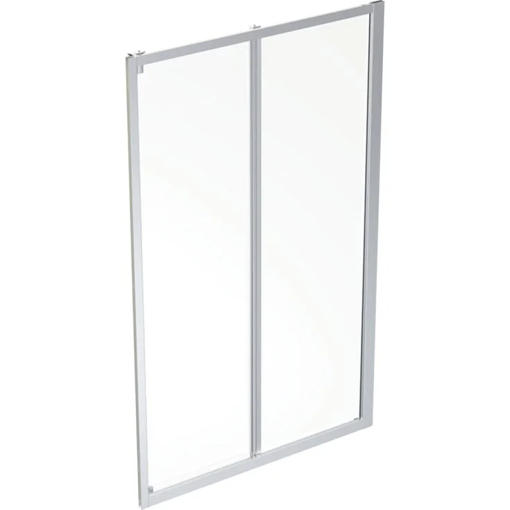 Contura Shower Showerama skyvedør 135x200 cm, sølv/klart | 560.046.00.2