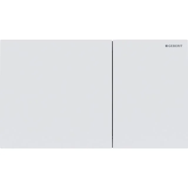 Geberit Sigma 70 Square betjeningsplate, matt hvit | 6167077