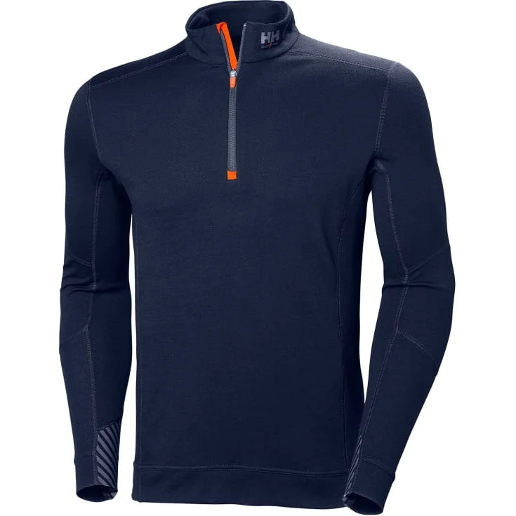 Helly Hansen Lifa Merino trøye, marineblå, str. L | 75107-590_L