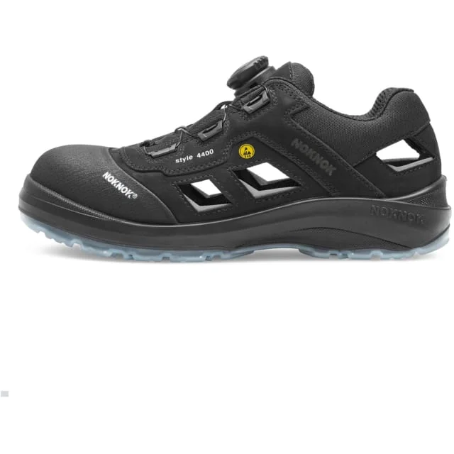 NokNok 4400 vernesandaler, S1P, sort, str. 45 | 4400_45