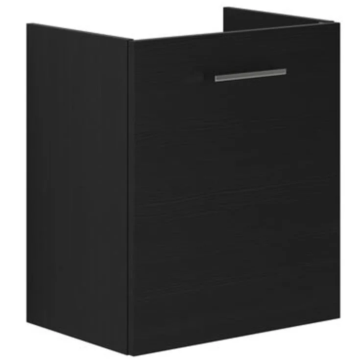 Dansani Mido+ servantskap, 50×35 cm, høyre, sort | P01-1129