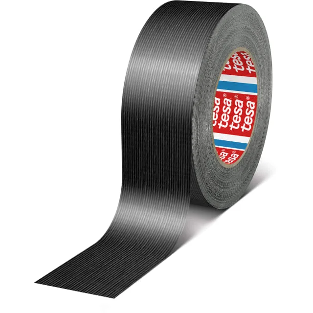 Tesa 4662 gaffateip, svart, 48 mm, 50 meter | 04662-00194-01