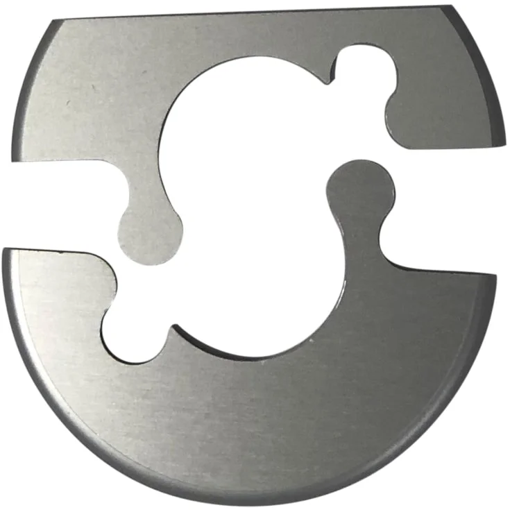 Rosett m/cut, 22 mm, alu natur | met45022nc