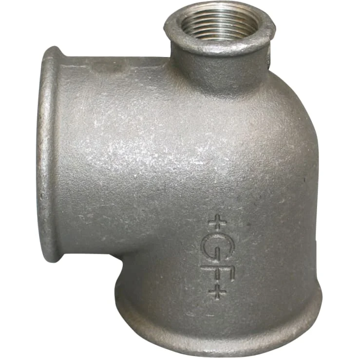 Sort T-rør 1 1/4" x 1 1/4" x 3/4" | 770130157