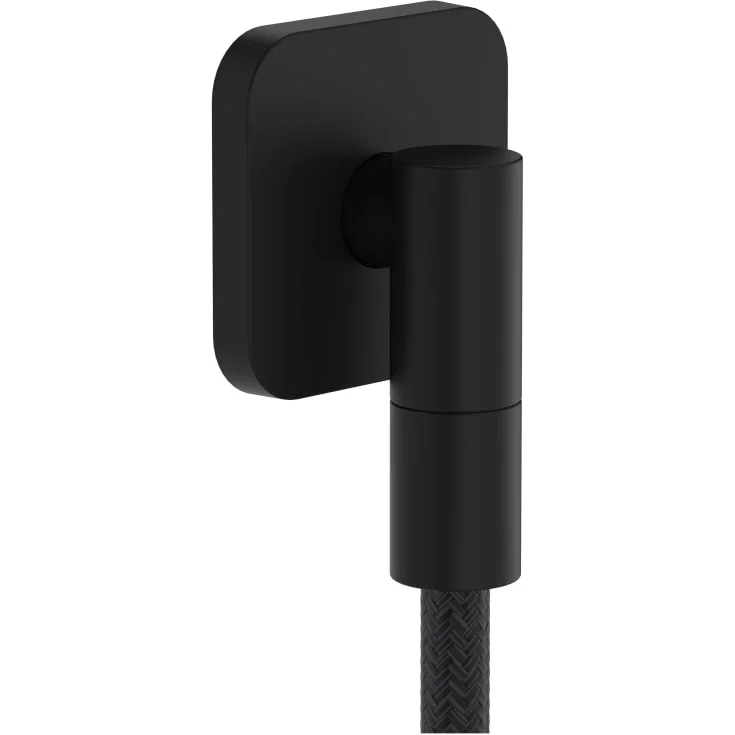 Hansgrohe FixFit Fine Q slangeuttak, matt sort | 28884670