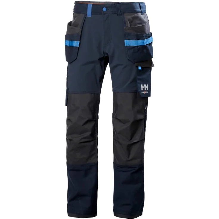 Helly Hansen Oxford arbeidsbukse med 4-veis stretch, marineblå/mørkegrå, str. C46 | 77405-599_C46