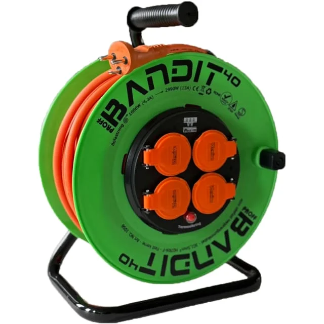 Wexim Bandit kabeltrommel, 40 meter | 1058