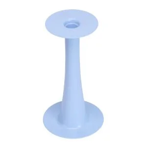 Trumpet vase/lysestake 24 cm lyseblå v:5737101