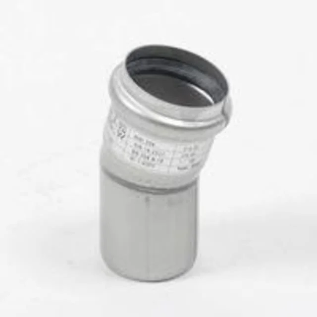 Blücher EuroPipe avløpsbend, 15°, Ø110 mm, rustfritt stål | 2170036