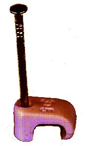 Klammer 3×5 bronse for oval ledning 20stk v:4209140