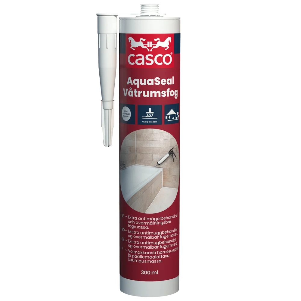 Våtromsfug Aquaseal 300ml Hvit v:2703389