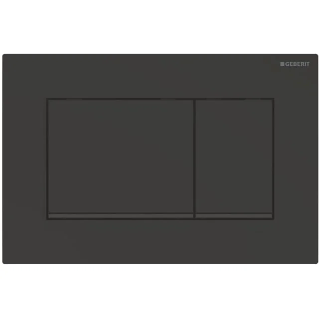 Geberit Sigma 20 Square betjeningsplate, matt sort/sort | 6166262