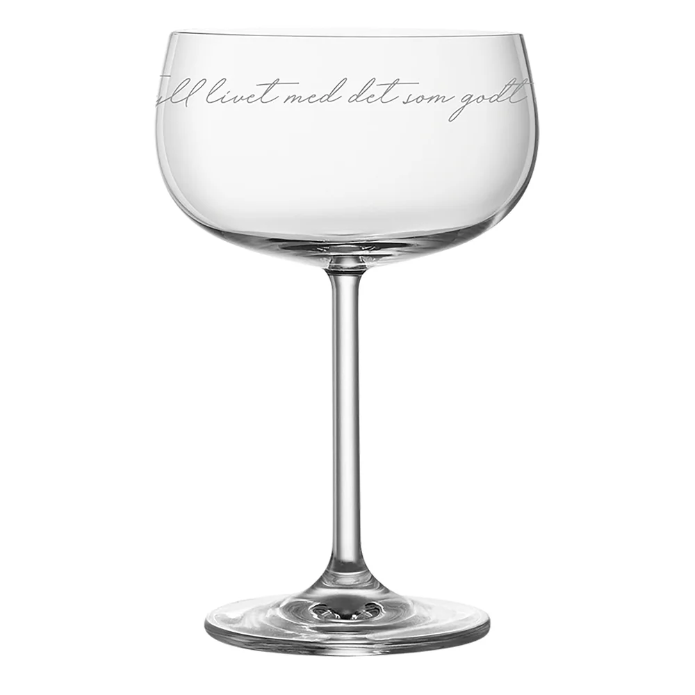Champagneglass Fyll Livet Med Det Som Godt Er v:3055571