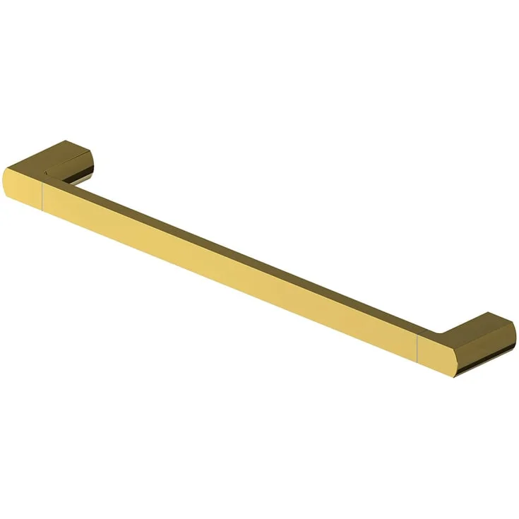 Gustavsberg Square håndklestang, 45 cm børstet messing | GB41103901 24