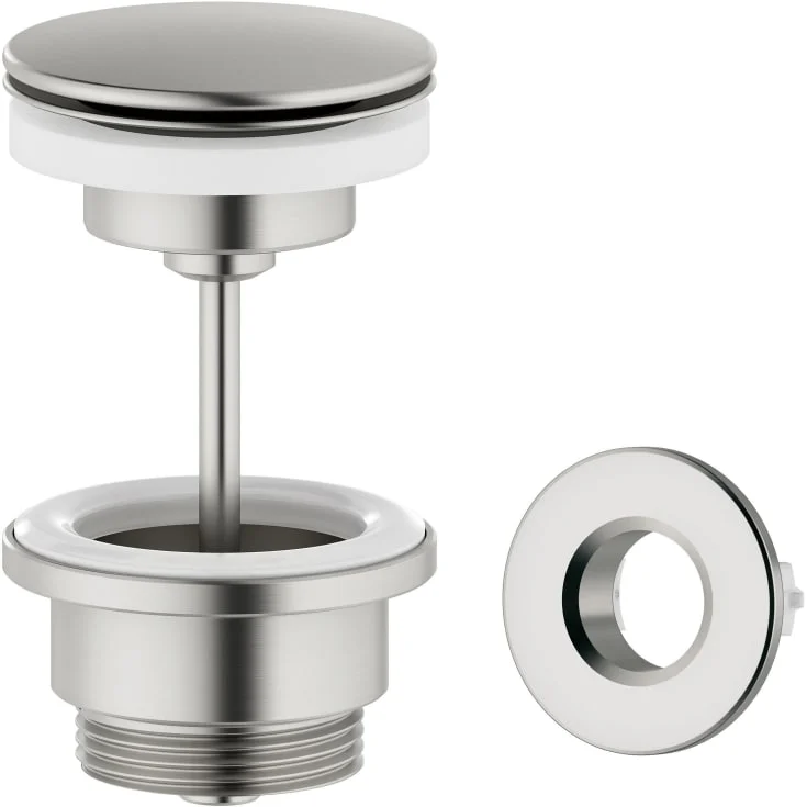 Damixa bunnventil, push-open, rustfritt stål | 2387046 Damixa bunnventil, push-open, rustfritt stål | 2387046