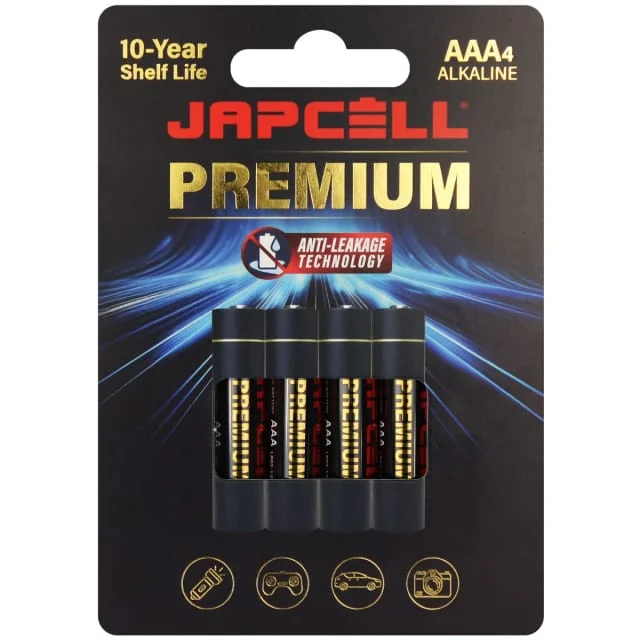 Japcell AAA batterier, 4 stk. | 100052720