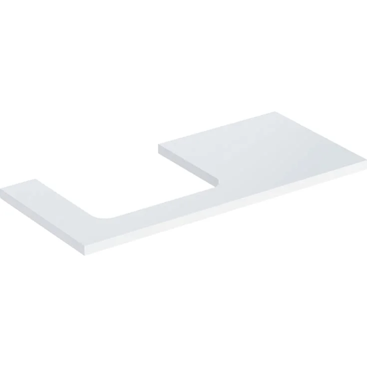 Geberit One benkeplate, 104,2x47,3 cm, høyglans hvit | 505.304.00.1