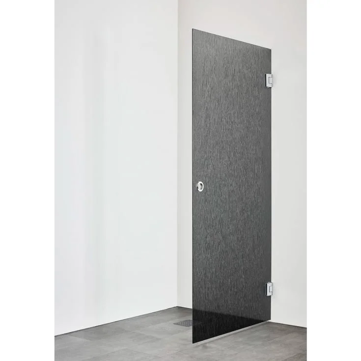 Hafa Infinity dusjdør, 80 cm, klart glass, krom profil | 1451100