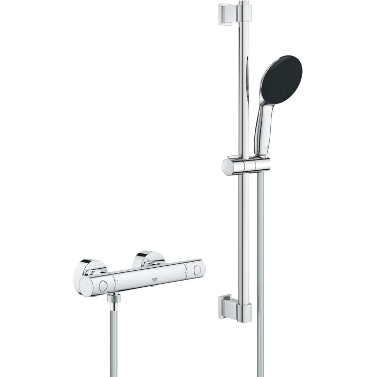 Grohe Precision Get dusjsett, vannbesparende krom | 34856000