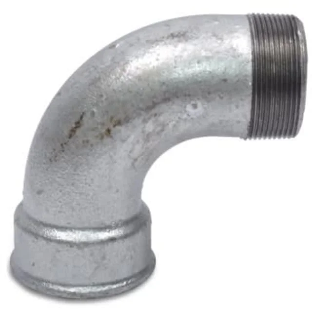 Galvanisert bøyning med muffe/nippel 1/2" - lang | 770001206