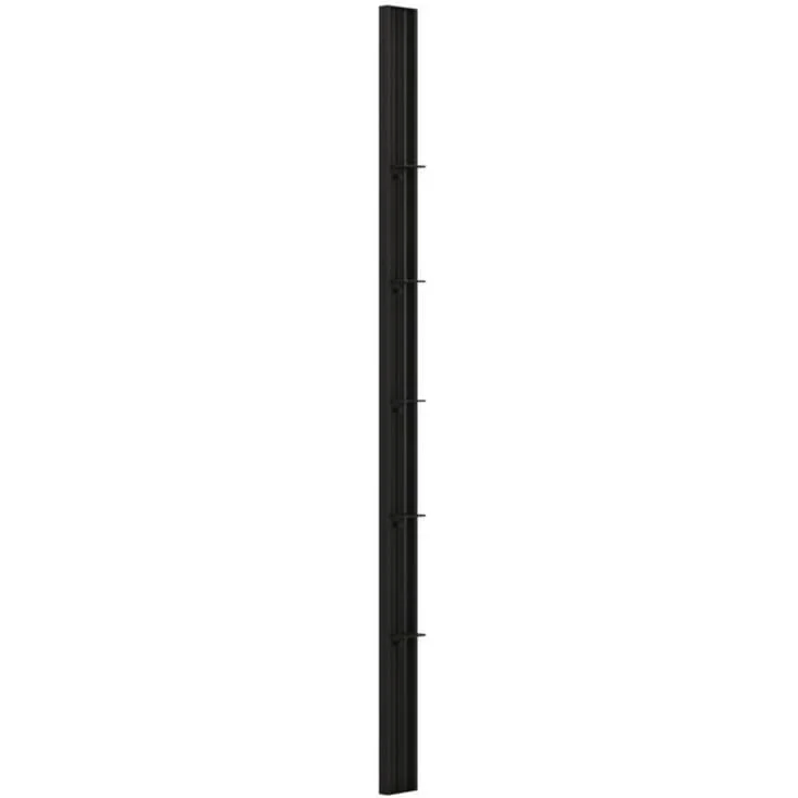 Dansani Match Tower dusjhylle, modell D, 10 cm, sort profil | 1603591