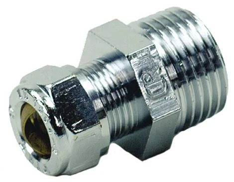 Klemring Union utvendig gjenget forkrommet 12xR15 v:7426924 Klemring Union utvendig gjenget forkrommet 12xR15 v:7426924