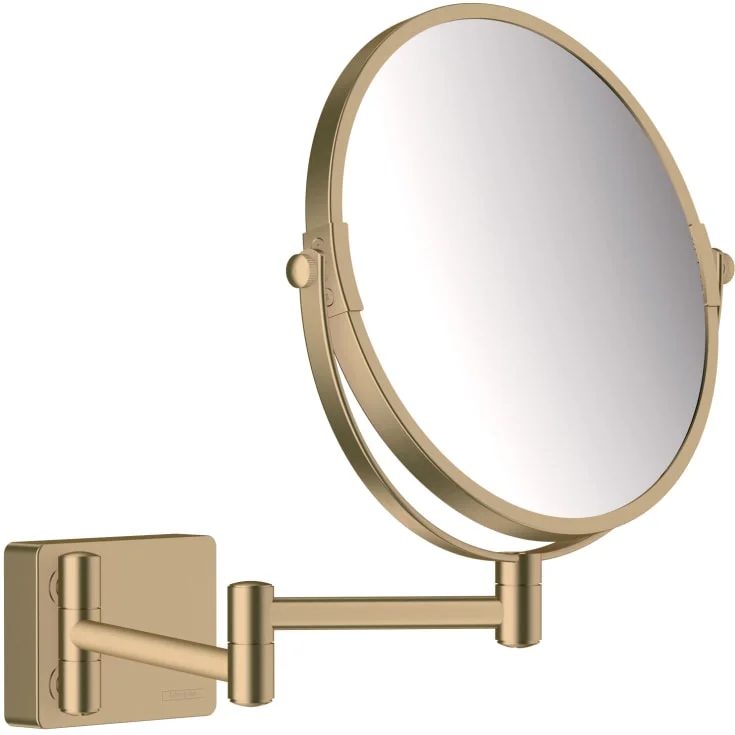 Hansgrohe AddStoris sminkespeil, Ø18,8 cm, børstet bronze | 41791140