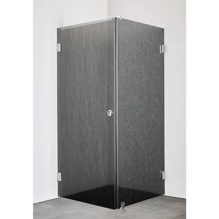 Hafa Infinity dusjhjørne, 80x90 cm, styren glass, krom profil | 1451145