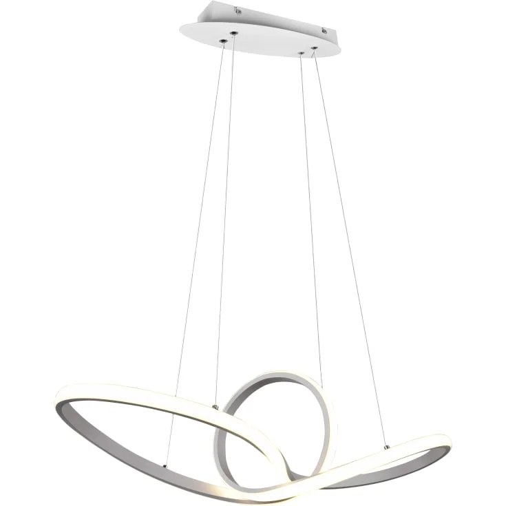 Trio Lighting Sansa pendel, hvit | R32751131