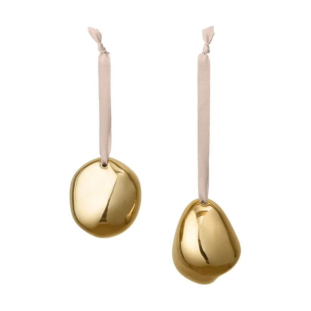 Bellure julepynt 7 cm 2 deler v:9246467 Bellure julepynt 7 cm 2 deler v:9246467