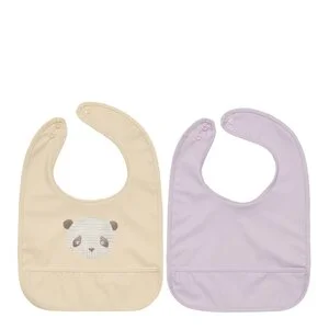 Lun Lun panda smekke 34x27 cm 2 stk Vanilla/Lavender v:7187394