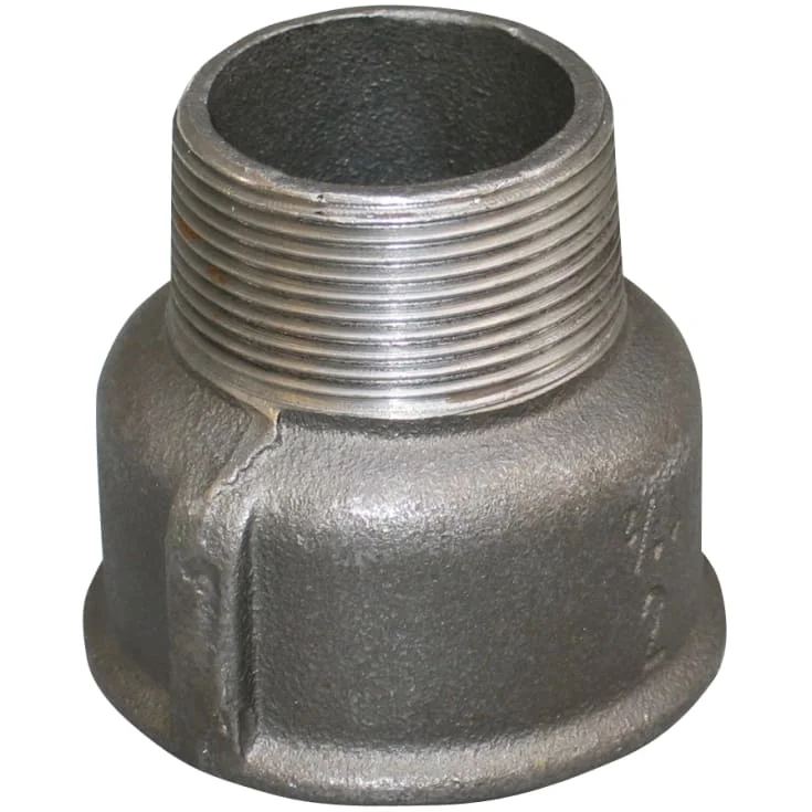 Sort spissmuffe 1 1/2" x 3/4" | 770246126