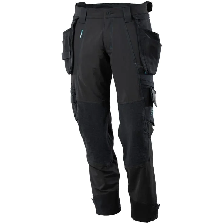 Mascot Advanced arbeidsbukse med stretch, sort, str. 82C68 | 17031-311-09_82C68