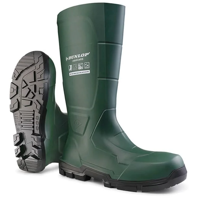Dunlop Jobguard vernegummistøvler S5, grønn, str. 49 | 651101-3_49