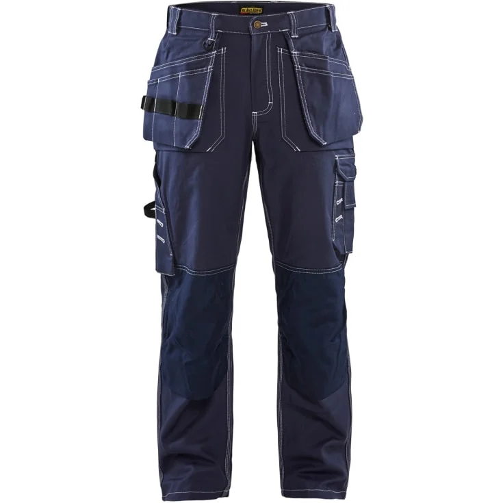 Blåkläder Workwear 1530 håndverkerbukser, marineblå, str. D120 | 1530-1370-8800_D120