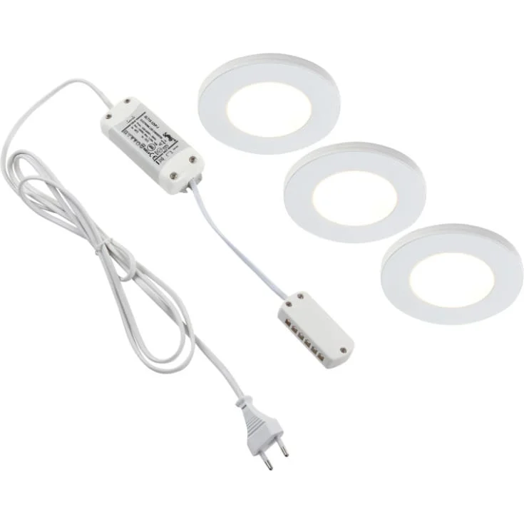 GN Diospot LED møbelspot, komplett sett, hvit | 451835 GN Diospot LED møbelspot, komplett sett, hvit | 451835