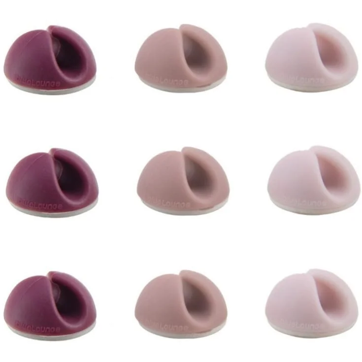 Bluelounge Cabledrop ledningeholder, rød, 9 stk. | BLUCDM-OMBLUSH Bluelounge Cabledrop ledningeholder, rød, 9 stk. | BLUCDM-OMBLUSH