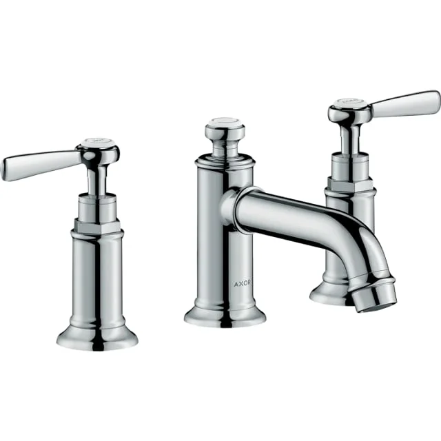 Axor Montreux 3-hulls Servantbatteri, med bunnventil, krom | 16535000