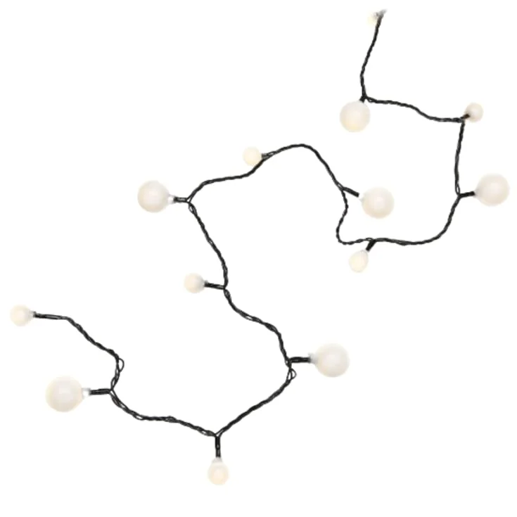 Konstsmide Cherry lyslenke utendørs, 80 varmhvite lys, 6,32 meter | 3680-107