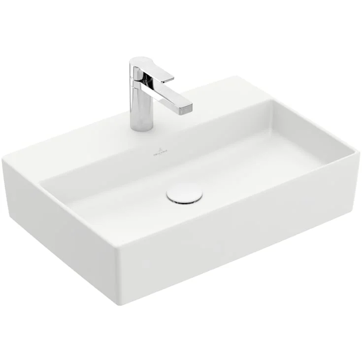 Villeroy & Boch Memento toppmontert servant, 60×42 cm, med CeramicPlus, hvit | 4A0761RW