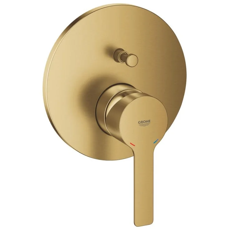 Grohe Lineare badekarbatteri, børstet messing | 24064GN1 Grohe Lineare badekarbatteri, børstet messing | 24064GN1