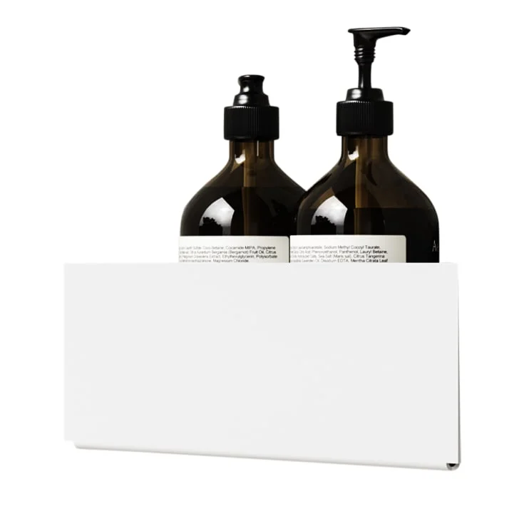 Nichba Bath Shelf Hjørne dusjhylle, hvit | L100109W